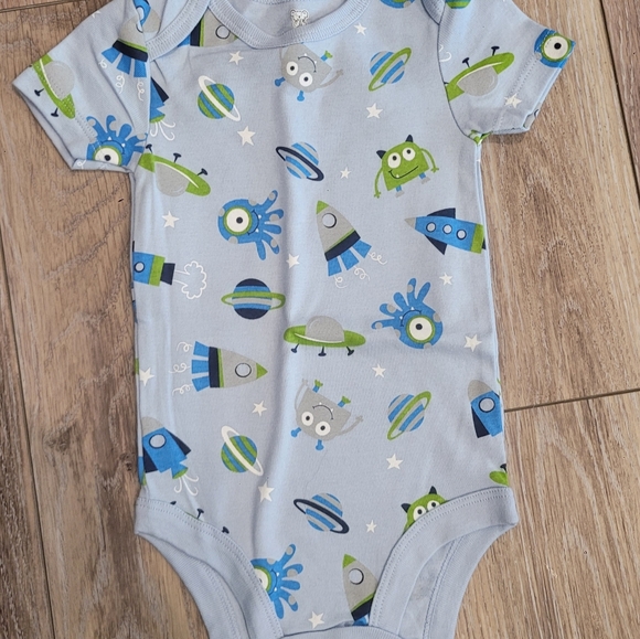 4 pack 12 Month Monster Onsies - Picture 5 of 5